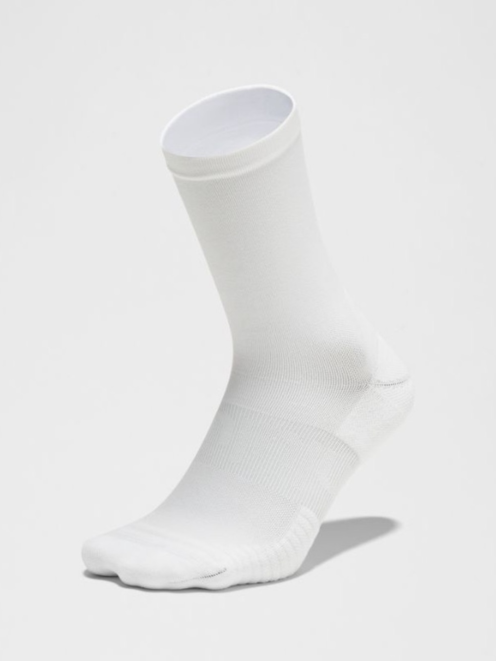 NEW Lululemon Unisex Power Stride Crew Socks in white size xl